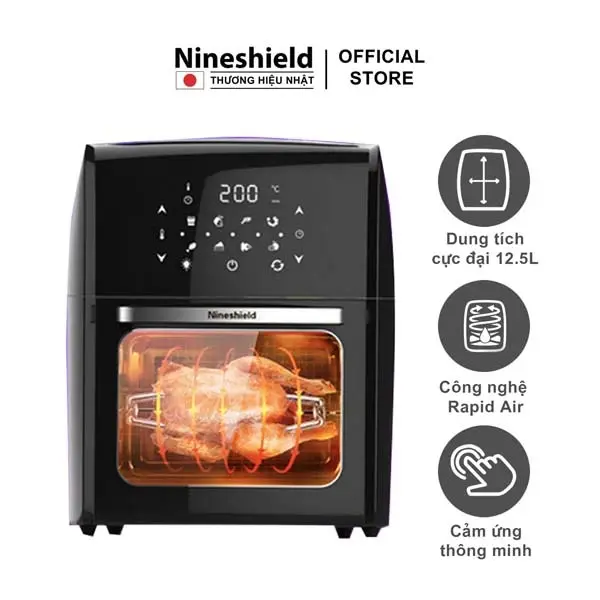 Nồi chiên không dầu Nineshield KB 1200 – Dung tích lớn