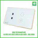 Công Tắc Cảm Ứng Wifi Hunonic Viền Vàng